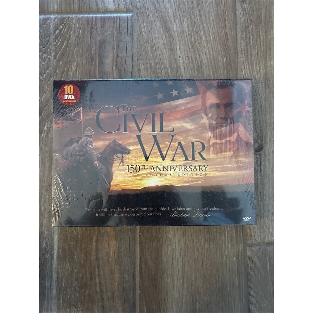 THE CIVIL WAR 10 -DVD Set 2011 (150th Anniversary Collectors Edition) NEW Sealed